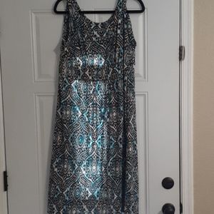 Avenue animal print dress